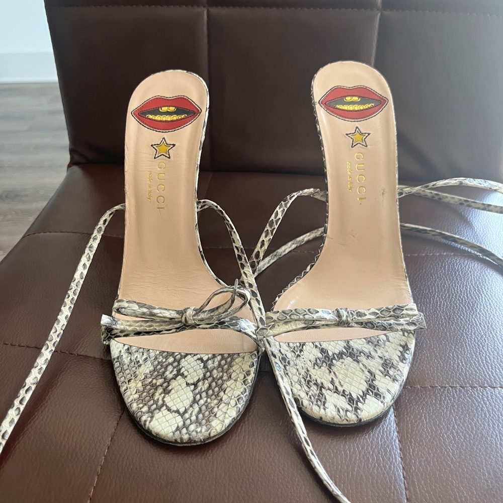 Gucci snake heel’s authentic